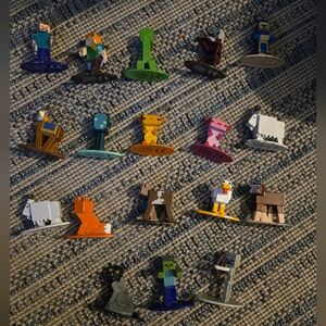 Minecraft Die cast figures
